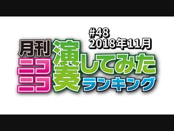 月刊ニコニコ演奏してみたランキング #48　2018年11月