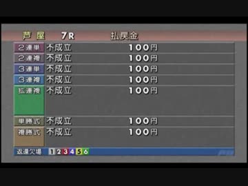 競艇　2019年1月27日芦屋7R　集団フライングの大波乱でレース不成立