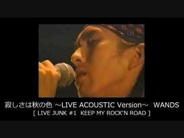 寂しさは秋の色 〜LIVE ACOUSTIC Version〜 WANDS 【 LIVE-JUNK#1