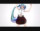 【C4DxMMD/test】Boom Clap Tda式改変ミク 【布料解算 Cloth Simulation クロスシミュレーション】720p