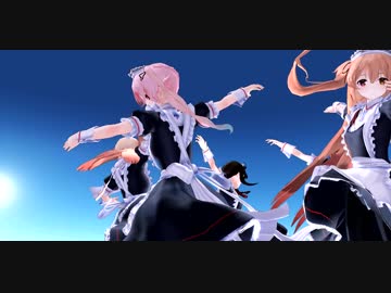 【MMD艦これ】白露型メイドで「hypnospirA」