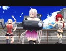 【MMD】夢盛りカルイアとオネでMelody Line【爆乳】