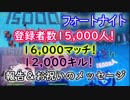 【フォートナイト】15,000人、16,000マッチ、12,000キル報告＆お祝いのメッセージ
