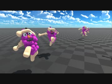 センター試験のぶどう君を人工知能に歩かせたら衝撃的に可愛くてワロタwww