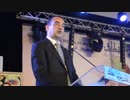 Mohamed Dekkak delivers his speech during the International Festival of Ibn Battuta