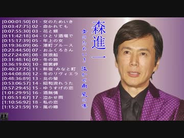 森進一 女のためいき･泣かせ雨･風の噂