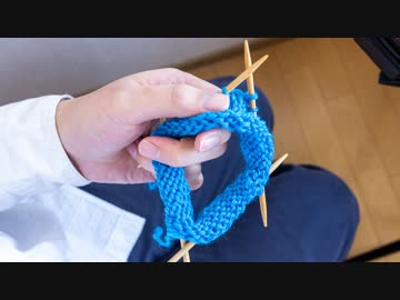 ひたすら５本針で輪編み