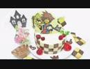 【ＫＨ3発売記念】キングダムハーツのレアチーズショコラケーキ作ってみた【キャラチョコ】