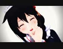【艦これMMD】メイド服の時雨が可愛く「Booo!」
