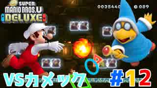 そろそろラスボス！？カメックとの大勝負！part12【NewスーパーマリオブラザーズUデラックス】