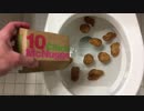 マクドナルドのチキンマックナゲットをトイレに流してみた