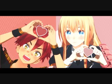 【MMD刀剣乱舞】愛×愛ホイッスル【愛染国俊/乱藤四郎】