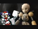 【メダ３カミキリver.】パテとヤスリと月面パンチ【実況＋模型】#30