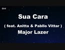 Sua Cara feat. Anitta & Pabllo Vittar - Major Lazer Karaoke 【With Guide Melody】