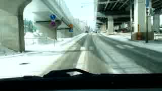 【北海道ドライブ】車窓動画　雪道VID_20190202_103828