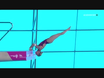 【女子飛込競技】10m高飛込 自由選択 EAC 2016