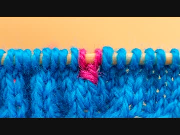 【棒針】ひたすら「右上１目交差」を編む