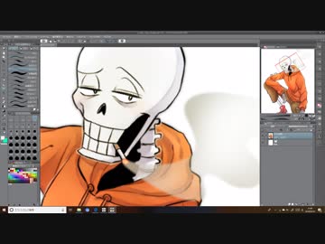 【手描き】 パピルス（ハニー）でお絵描きメイキング　【Underswap】
