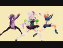 【アイドル部MMD】ピノ様あずきち牛巻でおジャ魔女カーニバル!!【謝る準備はできている】