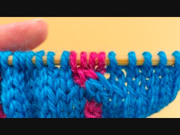 【棒針】ひたすら「右上２目交差」を編む