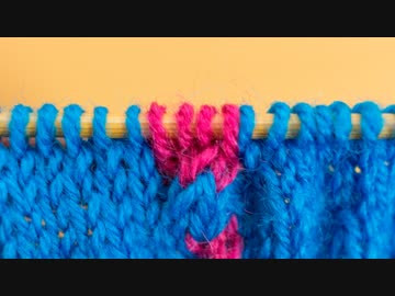 【棒針】ひたすら「左上２目交差」を編む