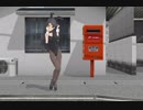 [MMD] ini-T式桜島麻衣でdeep blue town へおいでよ!!