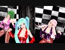 【ルカ ミク グミ】一心不乱【MMD】