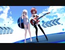 【MMD】らぶ式Yuki・Rouge水着ver.で『タイムマシン』1080p