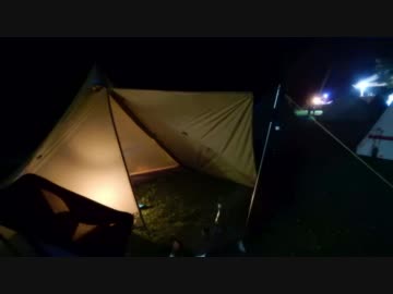 東北ずん子とCampingあっと02　「はうつー　タープとお布団」
