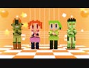 【MMD】ドット絵風サーレーとズッケェロでぴーなっつたべたいな【ジョジョ】