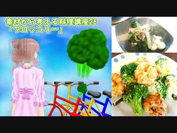 【さとうささら】素材から考える料理講座28「ブロッコリー」