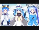 【MMD】【SNOW MIKU10周年】トリプル雪ミクさんで『好き！雪！本気マジック』