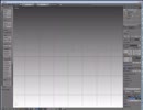 blenderでplaneをknifeで穴をあける