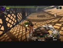 【MHXX】集会所☆４ 大連続狩猟ドス系＋アルセルタス戦（闘技場） 裸ハンマーぼっち縛り上位Part３ １／２