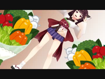 きりたんとわくわくベジタブルマンの最後