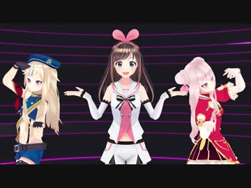 【MMD】妄想税（田中ヒメ、鈴木ヒナ、キズナアイ）1080P