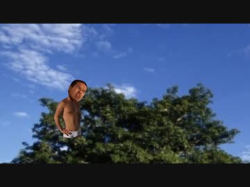 木の上で昼寝をする先輩