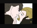 【手描きSW】アナオビでキス唾