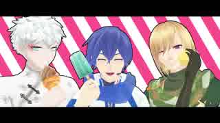 【MMD】KAITOｻﾝｿﾝ梶で桃源恋歌【KAITOお誕生会2019】