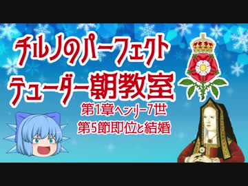 チルノのパーフェクトテューダー朝教室【第1章第5節即位と結婚】