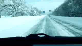 【北海道ドライブ】車窓動画　雪道VID_20190214_112638