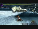 【MHXX】集会所上位イベントクエスト ベリオロス戦（氷海） 裸ハンマーぼっち縛り上位Part５ ２／２