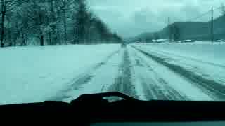 【北海道ドライブ】車窓動画　雪道VID_20190214_114157