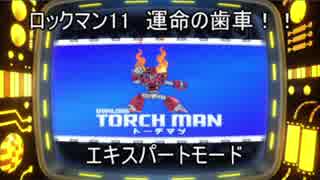 ロックマン11　運命の歯車!!　エキスパートその5　トーチマン（ゆっくり実況）