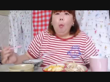過去動画【豚昼餌】ダイエット中の昼食を食べましゅ(´ω`)