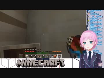 家の完成間近、クリーパーに家を爆破され言葉を失う夕陽リリ【Minecraft】