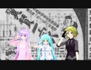 GUMI、結月ゆかり、初音ミクによる　翼賛親子（銃後の歌　４番まで）