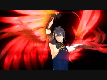 MMD:K-POP＞ジェジュンのWelcome to My Wild Wold：赤い翼版（「愛して愛して愛して」モーション）