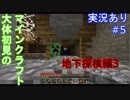大体初見のマインクラフト #5　地下探検編3【実況あり】
