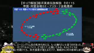 【ゆっくり解説】銀河英雄伝説解説　その１１５ 「帝国・同盟会戦５２－アスターテ会戦最終」